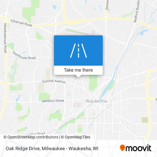 Oak Ridge Drive map