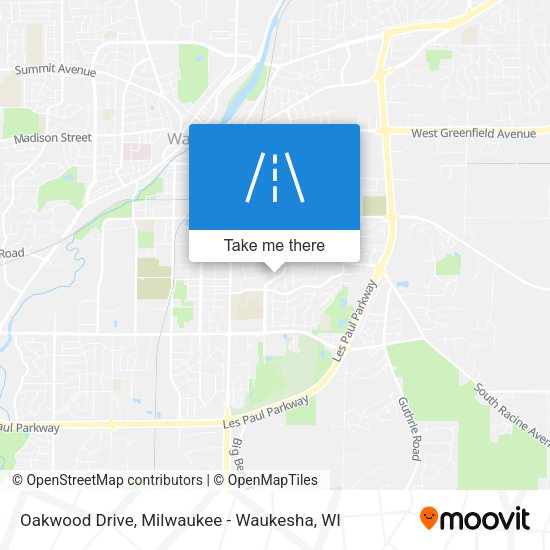 Mapa de Oakwood Drive