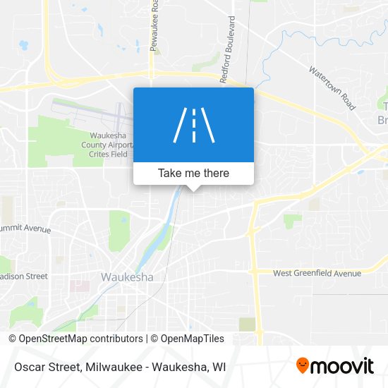 Oscar Street map