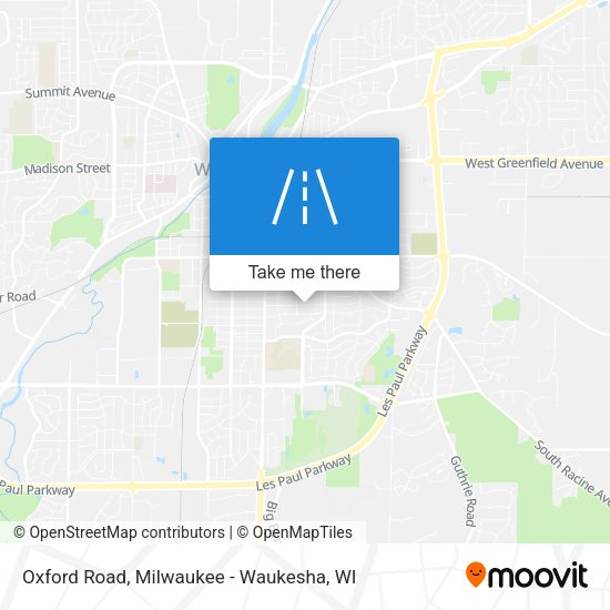Oxford Road map