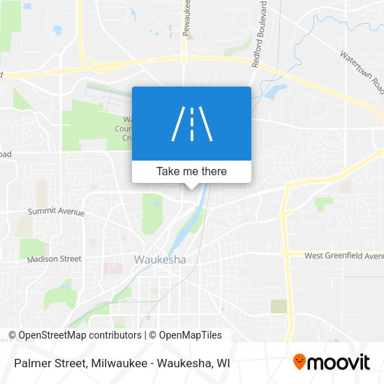 Palmer Street map