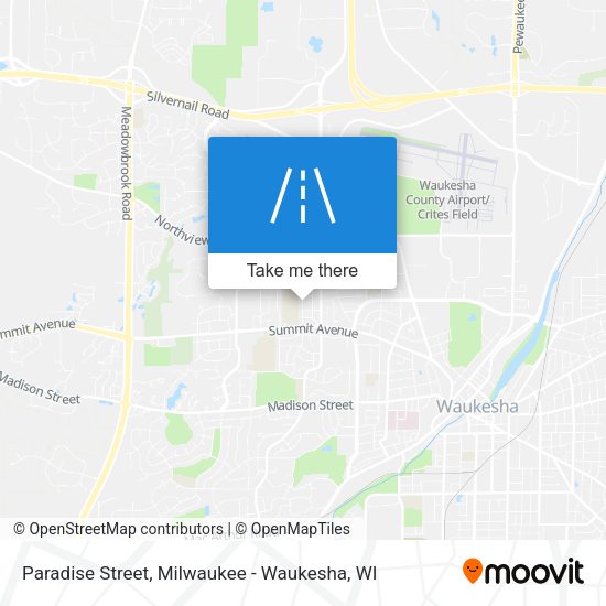 Paradise Street map