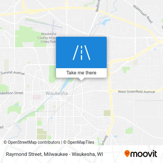 Raymond Street map