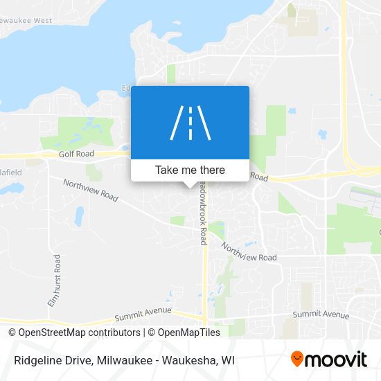 Mapa de Ridgeline Drive