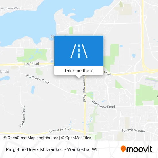 Ridgeline Drive map