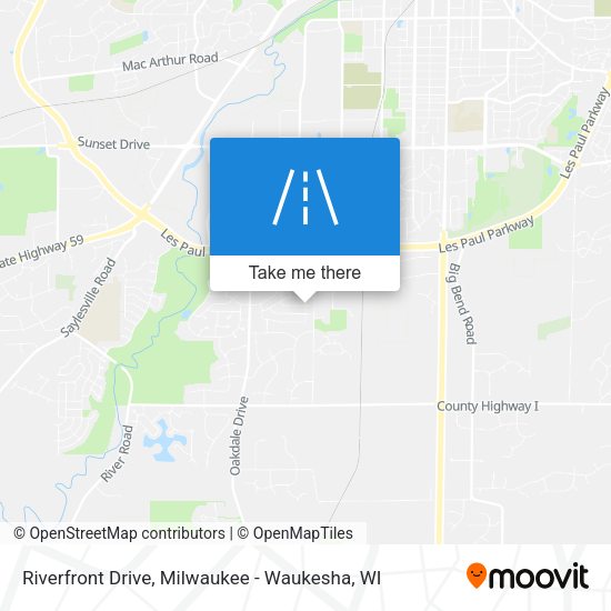 Riverfront Drive map