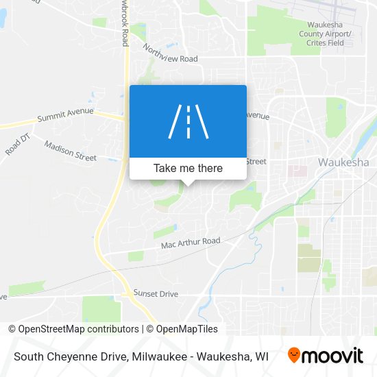 South Cheyenne Drive map