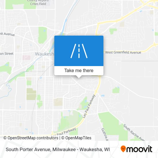 South Porter Avenue map