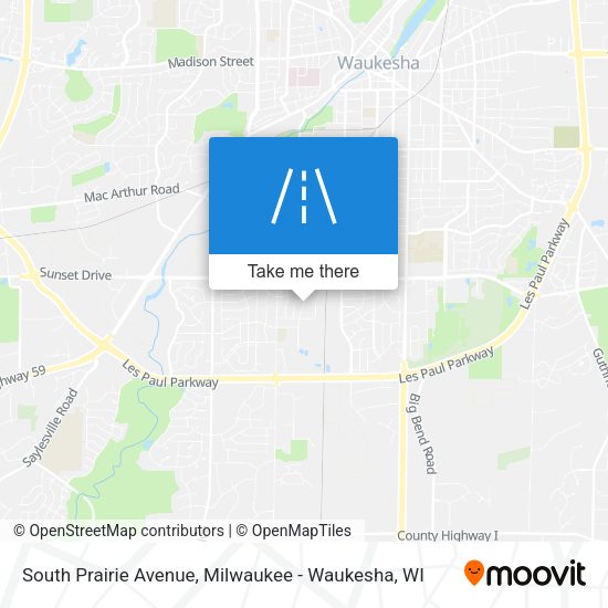 Mapa de South Prairie Avenue