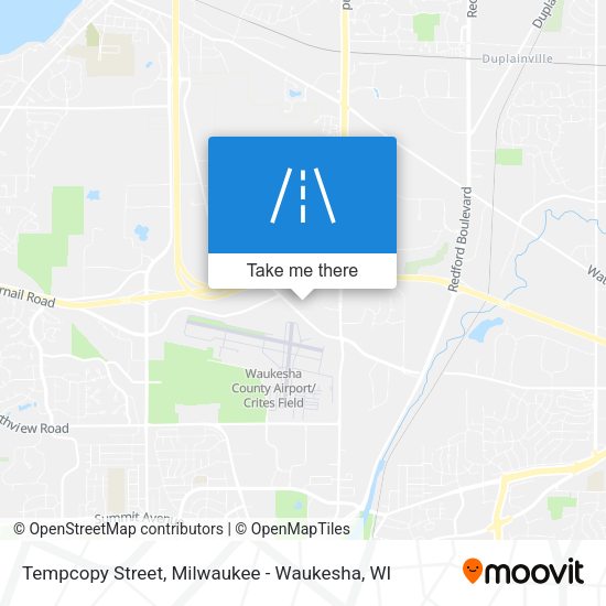 Mapa de Tempcopy Street