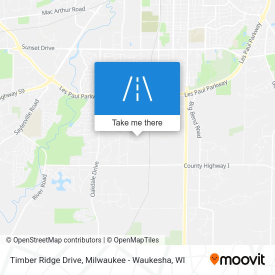 Mapa de Timber Ridge Drive