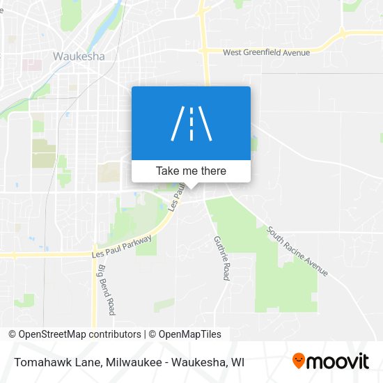 Mapa de Tomahawk Lane