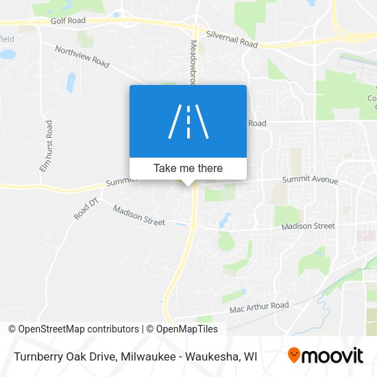 Mapa de Turnberry Oak Drive