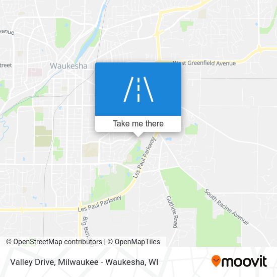 Valley Drive map