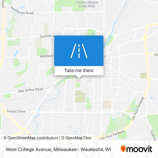 Mapa de West College Avenue