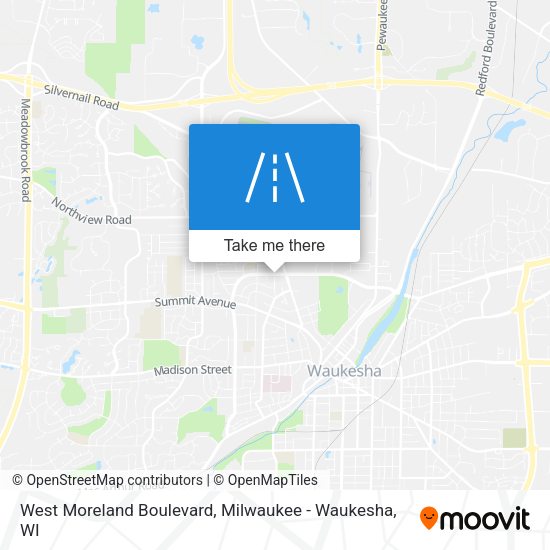 West Moreland Boulevard map