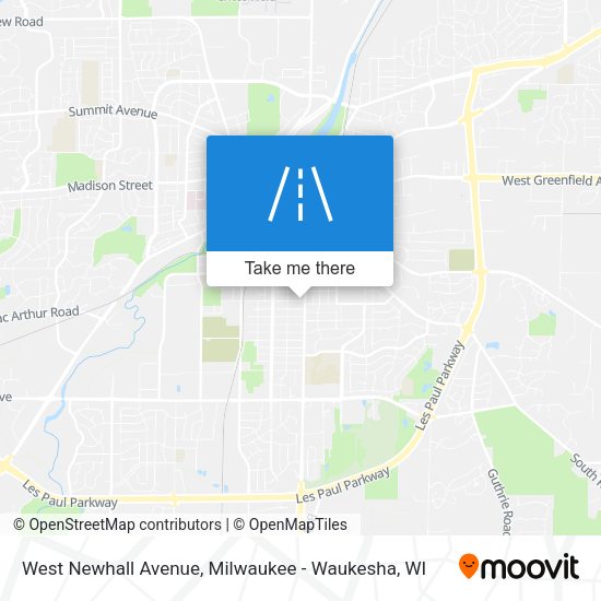 Mapa de West Newhall Avenue
