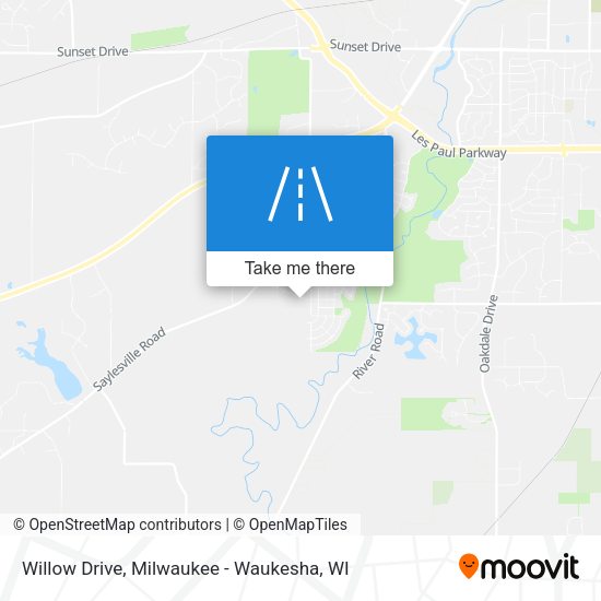Willow Drive map