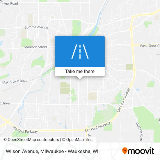Mapa de Wilson Avenue