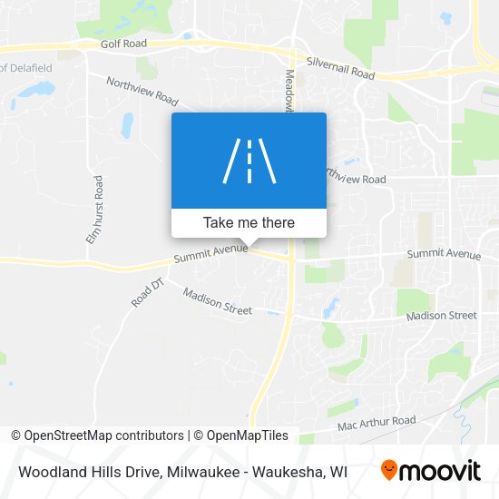 Woodland Hills Drive map