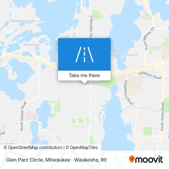 Glen Parc Circle map