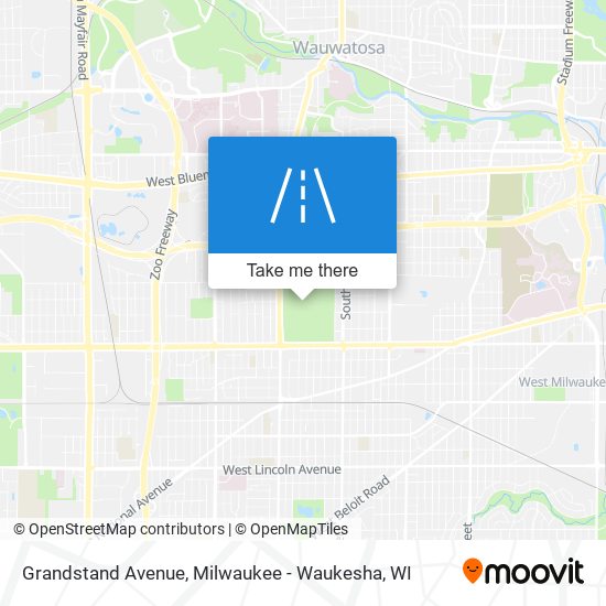 Grandstand Avenue map