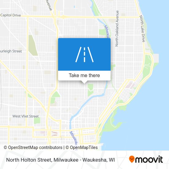 North Holton Street map