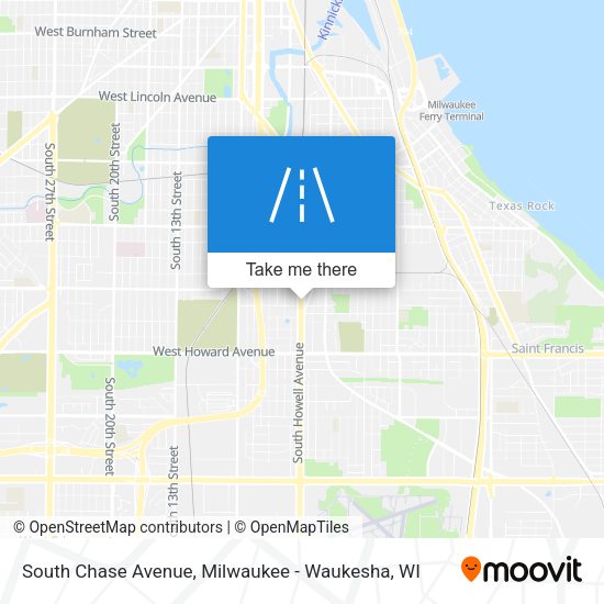 Mapa de South Chase Avenue