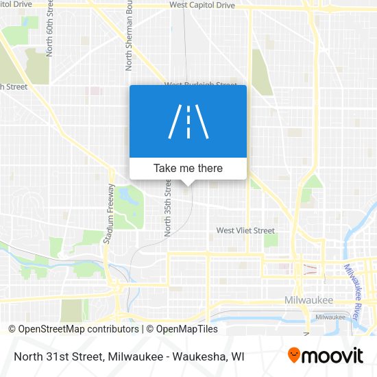 Mapa de North 31st Street