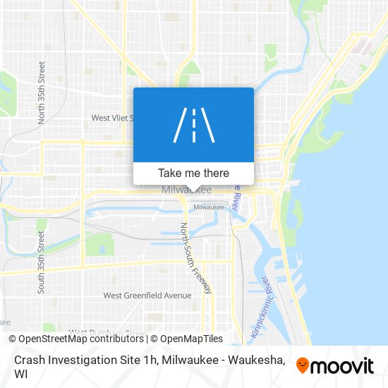 Mapa de Crash Investigation Site 1h