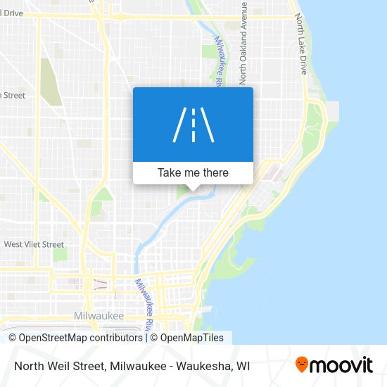 North Weil Street map