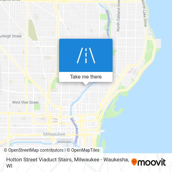 Holton Street Viaduct Stairs map