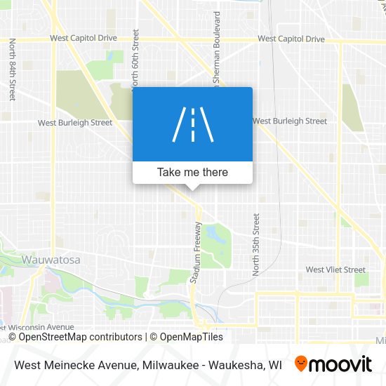 West Meinecke Avenue map