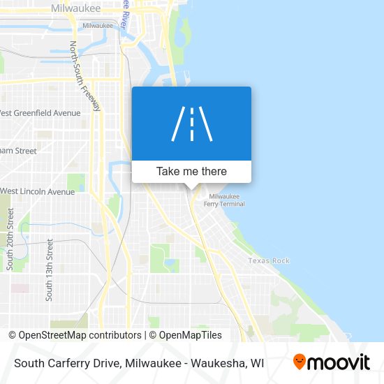 South Carferry Drive map