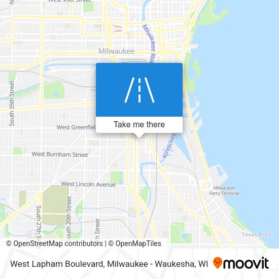 West Lapham Boulevard map