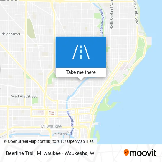 Beerline Trail map