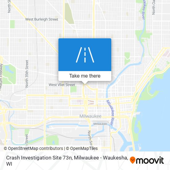 Crash Investigation Site 73n map