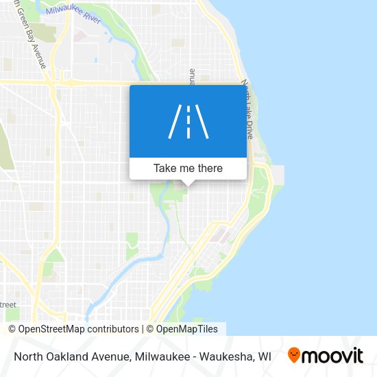 Mapa de North Oakland Avenue