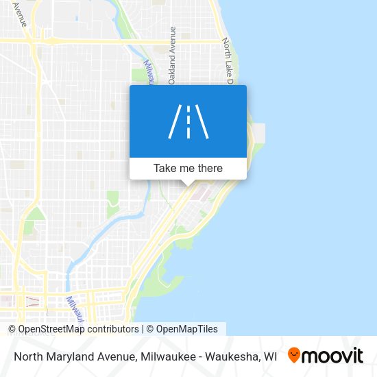 Mapa de North Maryland Avenue