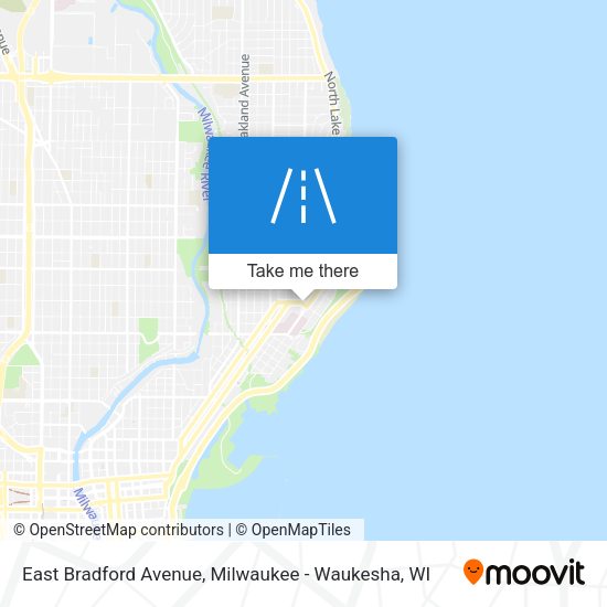 East Bradford Avenue map