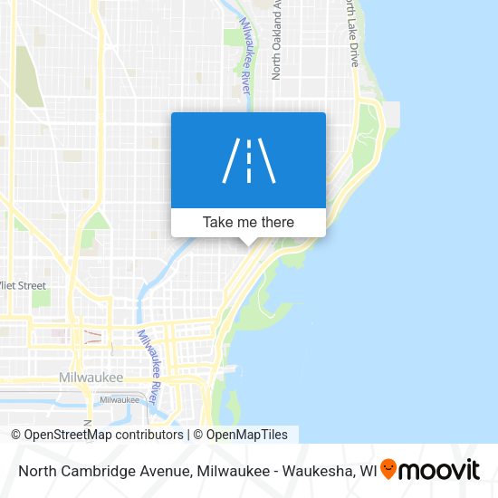 North Cambridge Avenue map