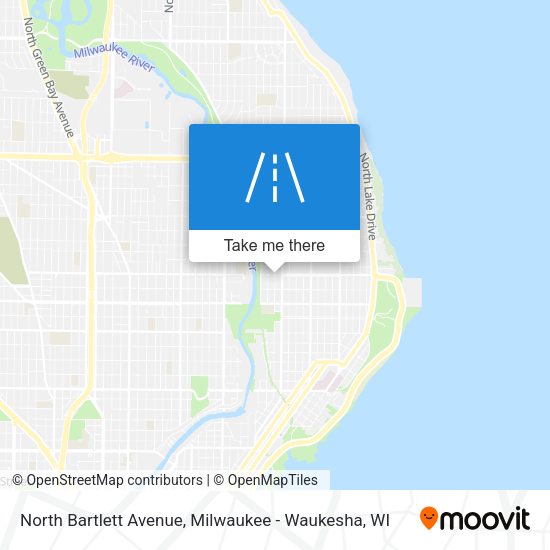 North Bartlett Avenue map