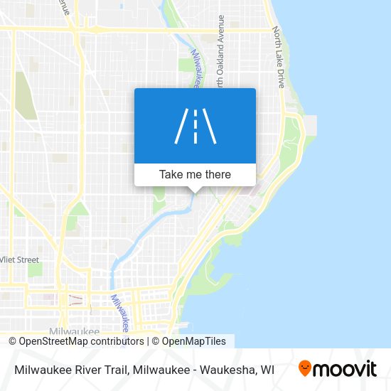 Milwaukee River Trail map