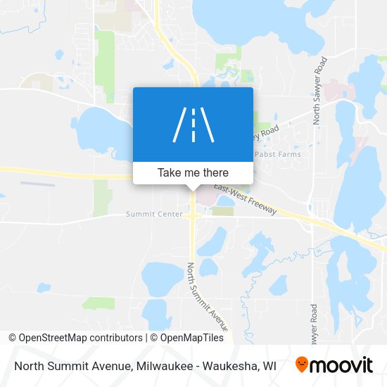 North Summit Avenue map