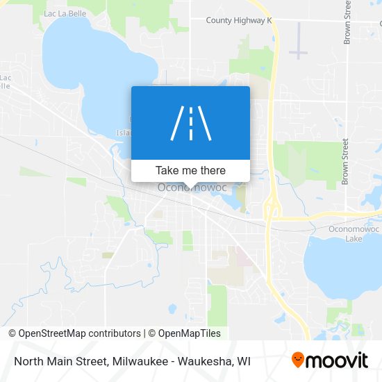 Mapa de North Main Street