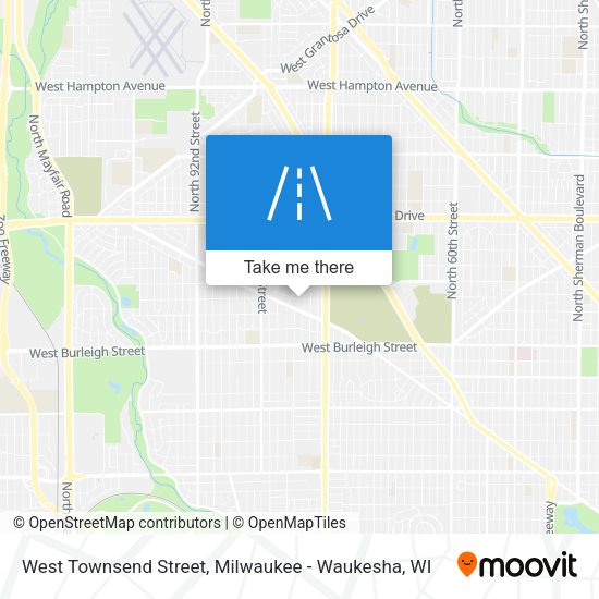 West Townsend Street map