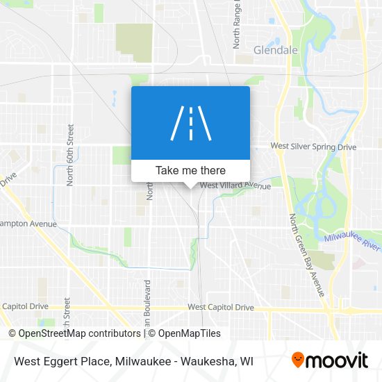 West Eggert Place map