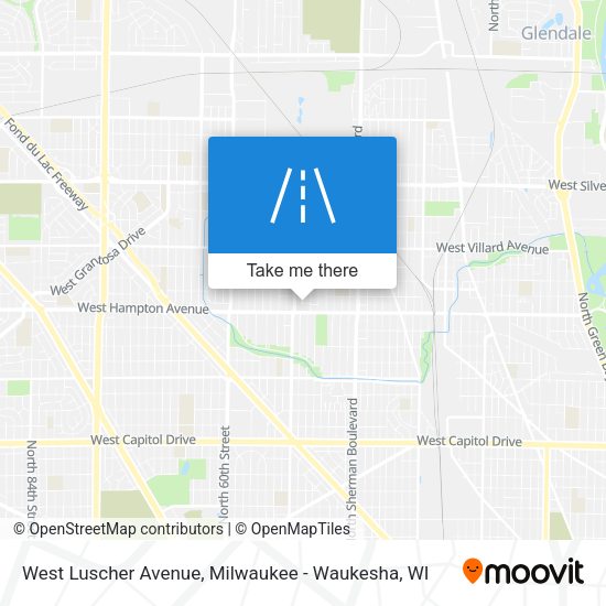 Mapa de West Luscher Avenue