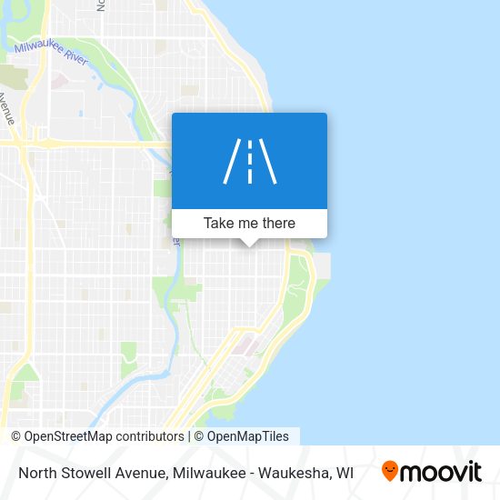 North Stowell Avenue map