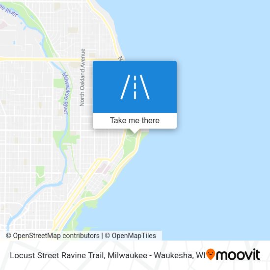 Locust Street Ravine Trail map
